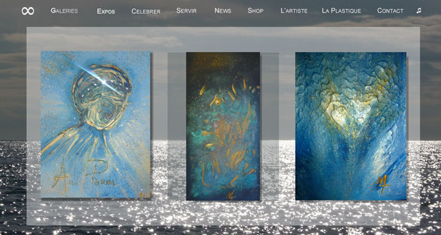 Picture of a site done for a French artist.